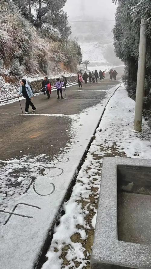 2025.03.30永嘉山区大雪 迎雪上山。行车记录仪记录这一时刻