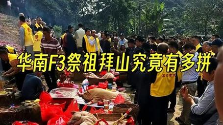 华南F3祭祖玩出新高度！上刀山下火海也要拜见太公太奶！