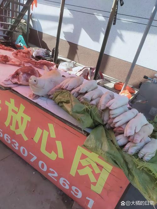 甘肃小伙赶大集，卤肉卖成白菜价，现卤肥肠25元一斤，你敢吃吗？