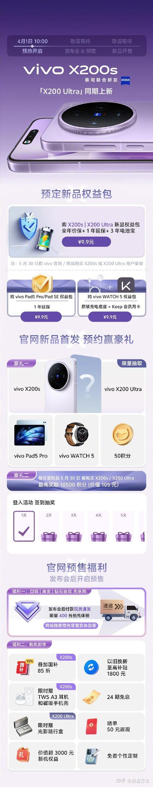一文看懂vivo X200s/X200Ultra新品发布会