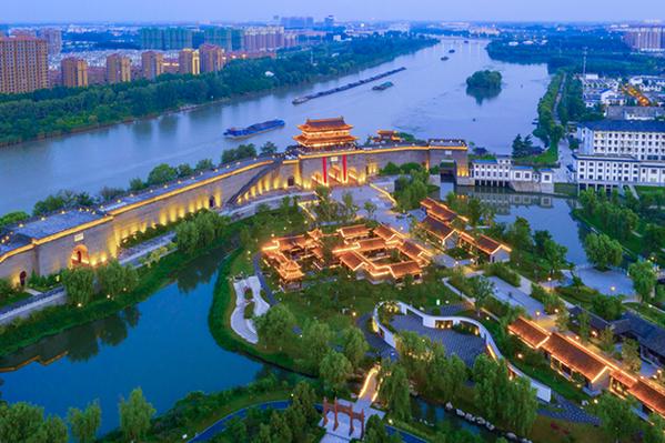 宿州大运河公园，又添新景！见证宿州悠久的历史！